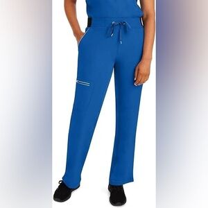 Healing Hands Women's Royal Blue Straight Leg scrub Pants